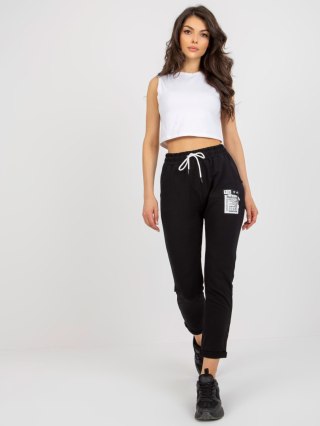 Spodnie dresowe-RV-DR-7520.82-czarny