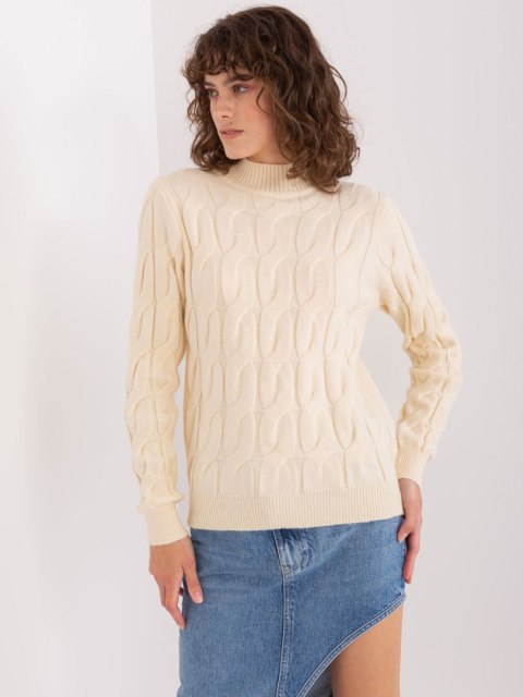 Sweter-AT-SW-2235.00P-jasny beżowy