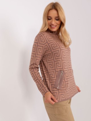 Sweter-AT-SW-2341.00P-jasny brązowy