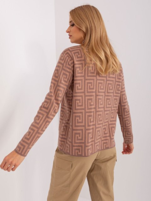 Sweter-AT-SW-2341.00P-jasny brązowy