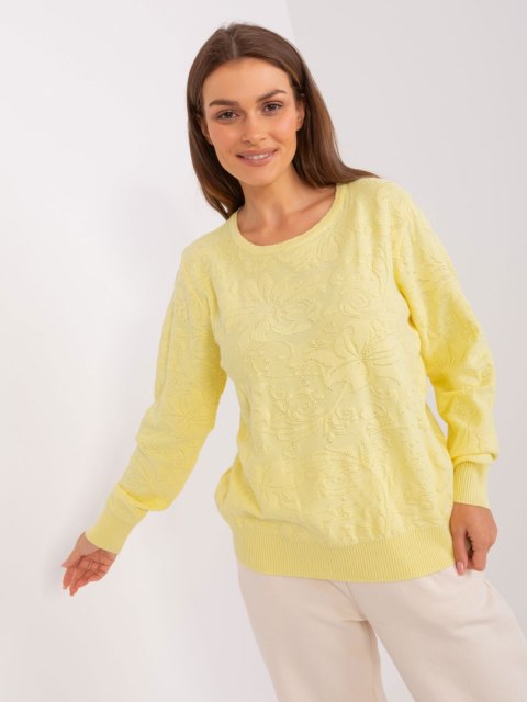Sweter-AT-SW-2231A.00P-jasny żółty