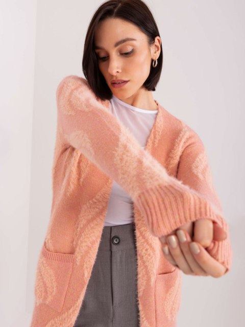 Sweter-AT-SW-234501.00P-ciemny różowy