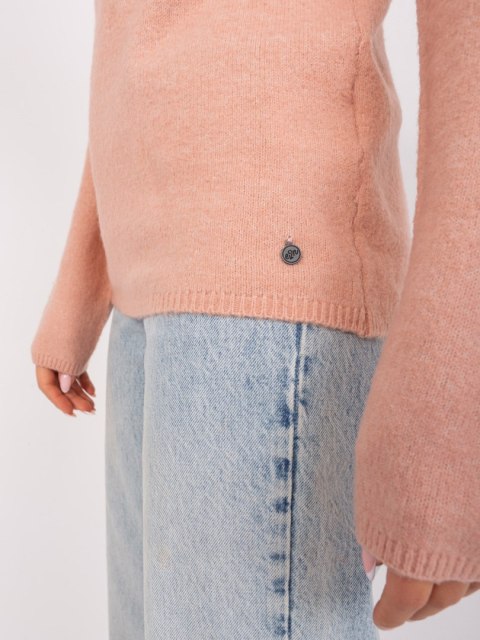 Sweter-D93110W90652B3VEN-jasny różowy