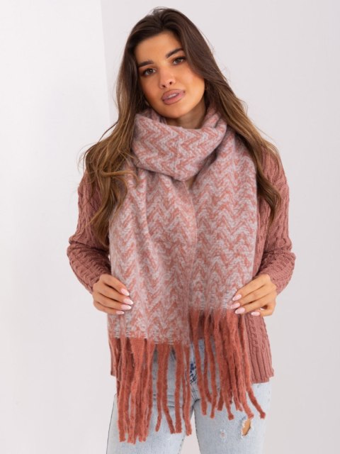 Szalik-AT-SZ-23125.75-ciemny pomarańczowy