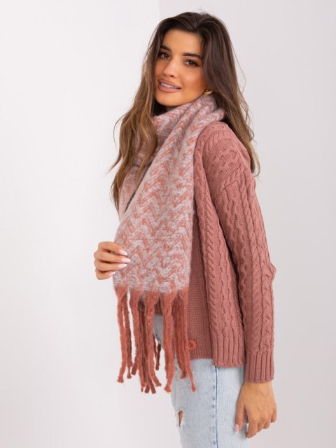 Szalik-AT-SZ-23125.75-ciemny pomarańczowy