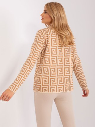 Sweter-AT-SW-2341.00P-camelowy