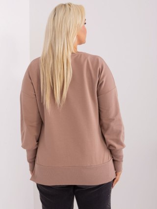 Bluzka-RV-BZ-9144.37-ciemny bezowy