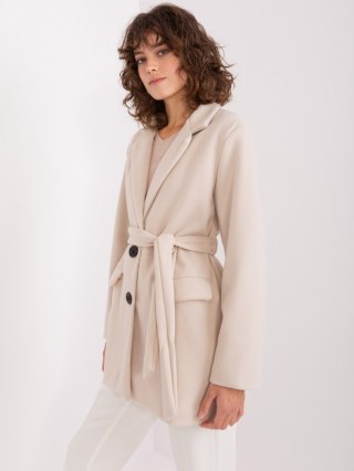 Płaszcz-TW-PL-BI-2022320.01X-jasny beżowy