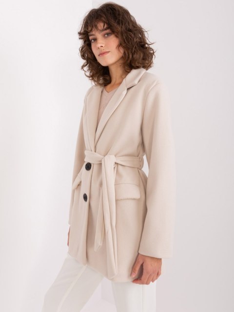 Płaszcz-TW-PL-BI-2022320.01X-jasny beżowy