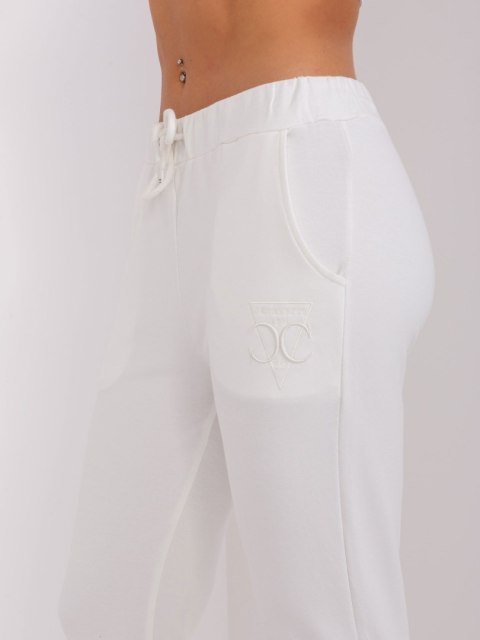 Spodnie dresowe-RV-DR-9249.34P-ecru