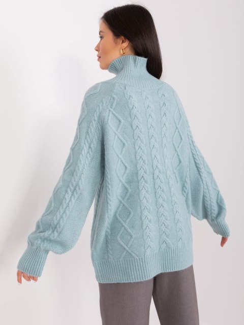 Sweter-AT-SW-2355-2.30X-ciemny miętowy