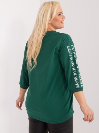 Bluzka-RV-BZ-9450.36-ciemny zielony