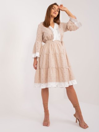 Sukienka-LK-SK-509606.70-beżowy
