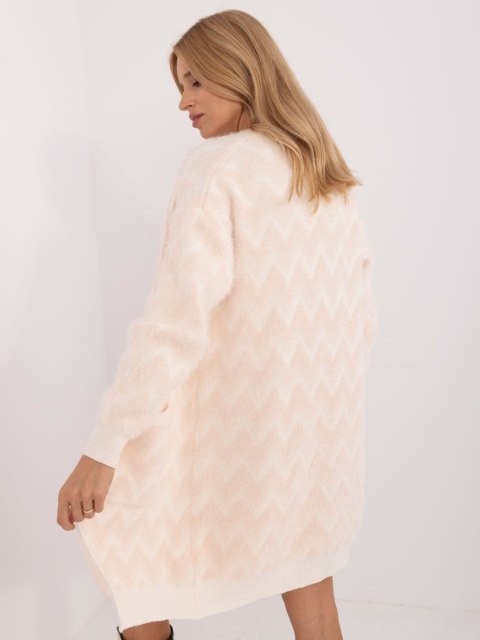 Kardigan-AT-SW-2340-A.00-jasny beżowy