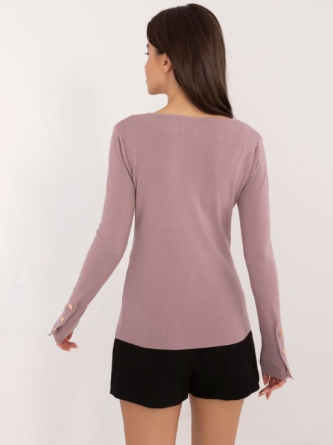 Sweter-AT-SW-2334.49-fioletowy
