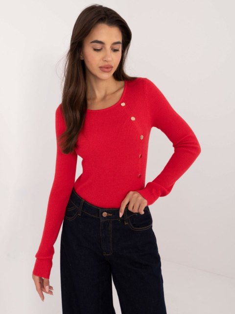 Sweter-AT-SW-2332-2.62-czerwony