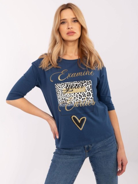 Bluzka-CLM-BZ-0014.42-ciemny niebieski