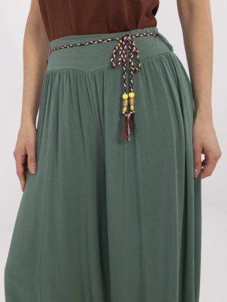 Spodnie-TW-SP-BI-81733.14-ciemny zielony