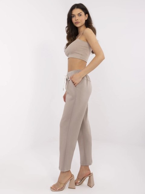 Spodnie-DHJ-SP-20523.66P-ciemny bezowy