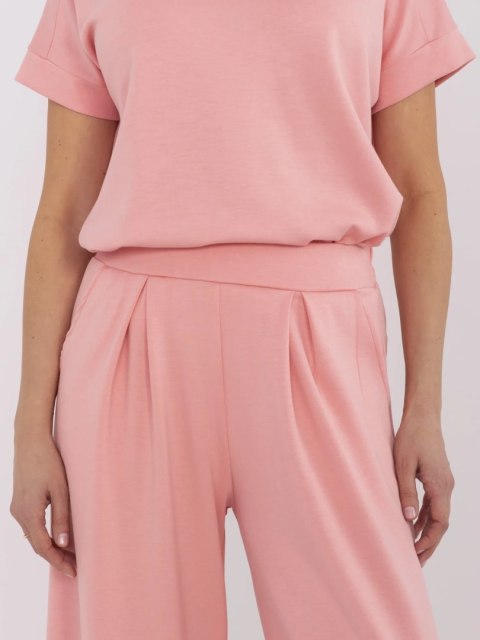 Spodnie dresowe-RV-DR-A613.69-brzoskwiniowy