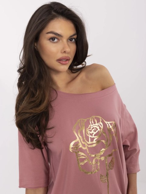 Bluzka-CLM-BZ-1700.88-ciemny różowy