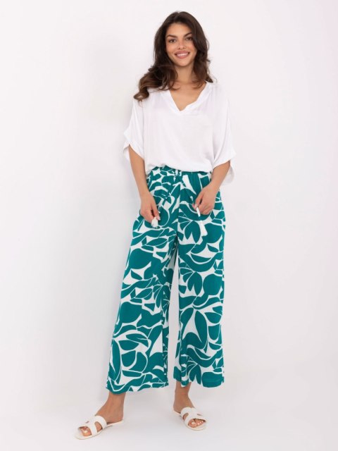 Spodnie-D73771M62237F-ciemny zielony