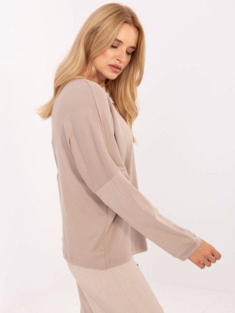 Bluzka-RV-BZ-A823.49-ciemny bezowy