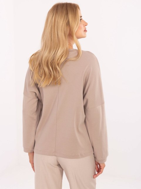 Bluzka-RV-BZ-A823.49-ciemny bezowy