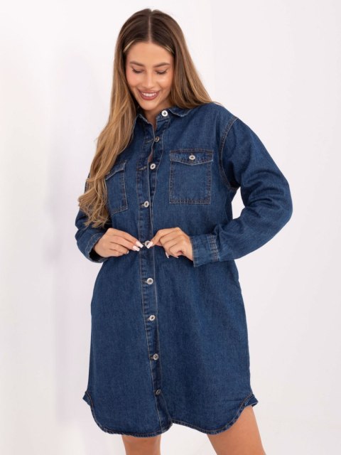 Sukienka-D80026BI30469M314-ciemny niebieski