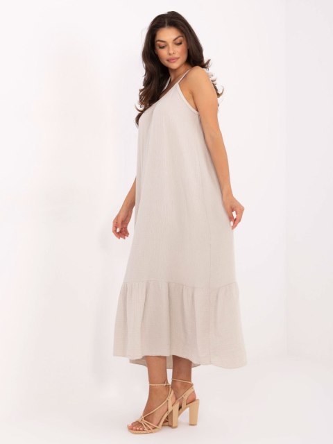 Sukienka-TW-SK-BI-12-1197.98-jasny beżowy