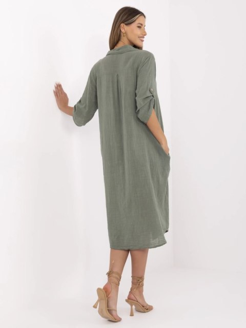 Sukienka-TW-SK-BI-24135.81-khaki