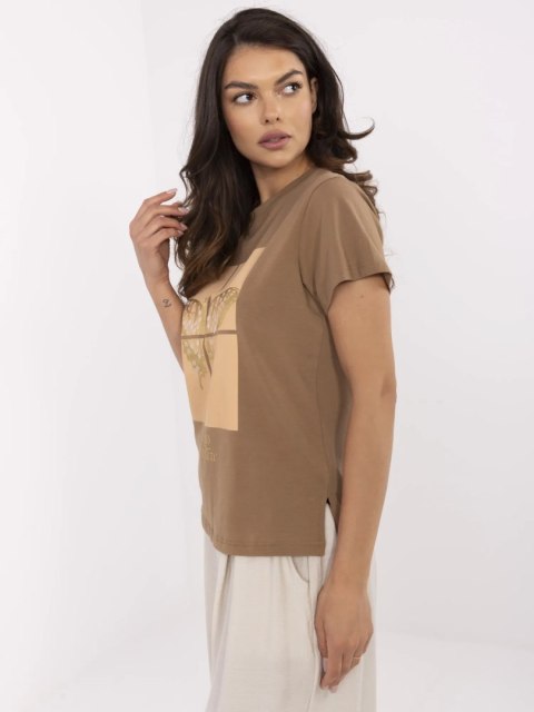 T-shirt-CLM-TS-1704.85-jasny brązowy