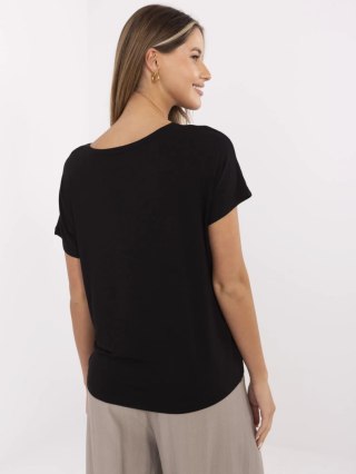 T-shirt-D12100M02737A-czarny