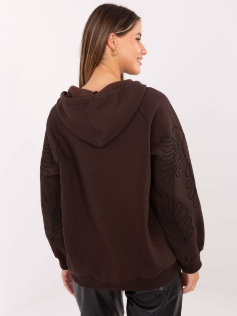 Bluza-RV-BL-A911.22-ciemny brązowy