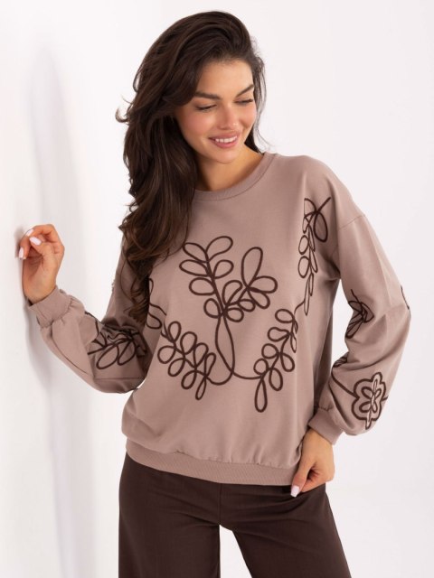 Bluzka-RV-BZ-A175.02-ciemny bezowy