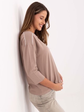 Bluzka-RV-BZ-A826.89-ciemny bezowy