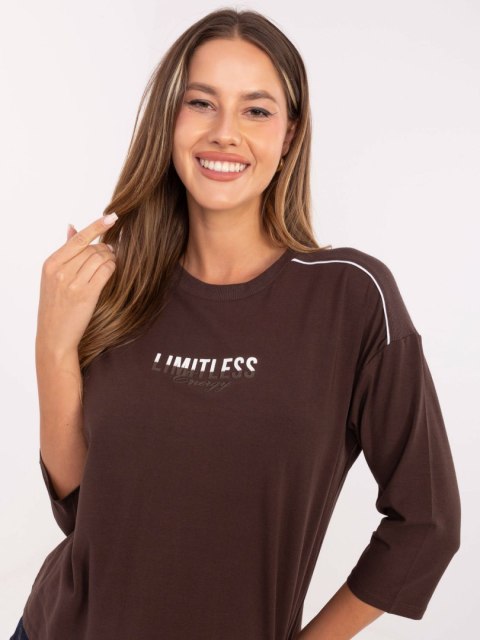 Bluzka-RV-BZ-A826.89-ciemny brązowy