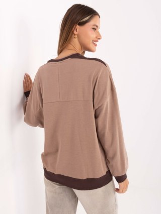 Bluzka-RV-BZ-A878.51-ciemny bezowy