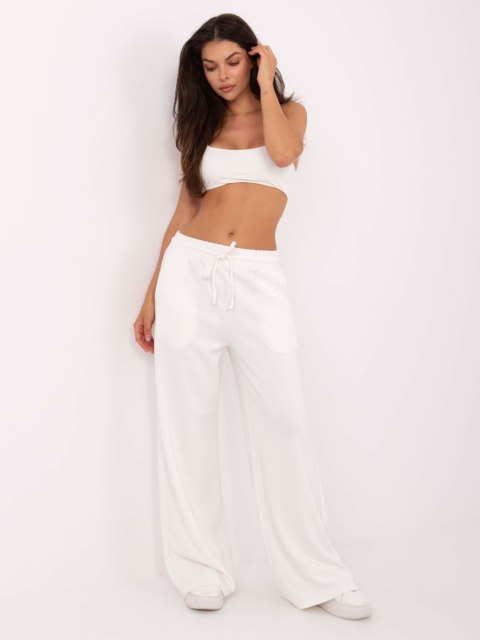 Spodnie dresowe-RV-DR-A611.52-ecru