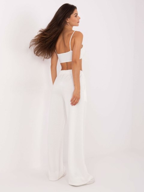 Spodnie dresowe-RV-DR-A611.52-ecru