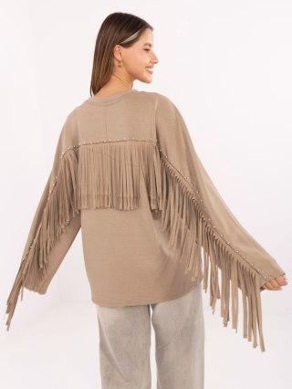 Bluzka-IT-BZ-21695.10-ciemny bezowy