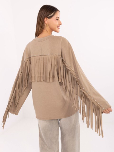 Bluzka-IT-BZ-21695.10-ciemny bezowy