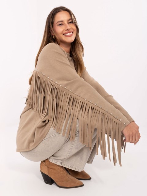 Bluzka-IT-BZ-21695.10-ciemny bezowy