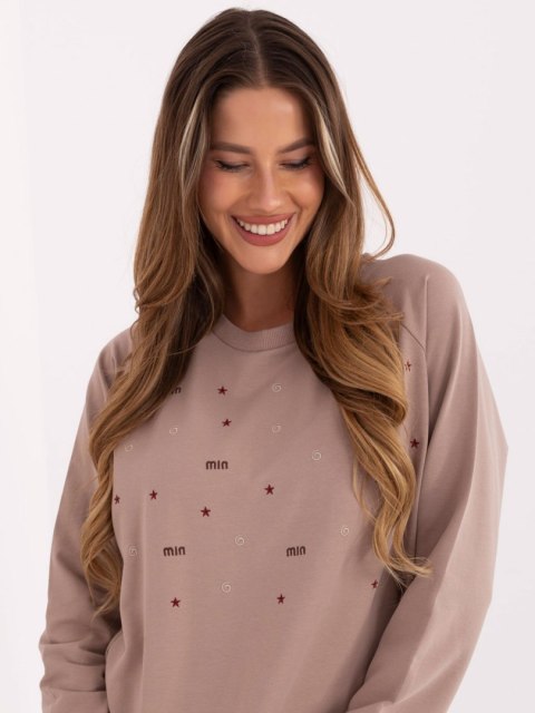 Bluzka-RV-BZ-A876.52-ciemny bezowy