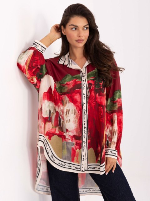 Koszula-IT-KS-18729.12-bordowy