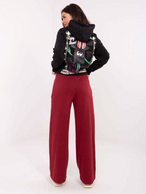 Spodnie dresowe-RV-DR-A590.08-bordowy