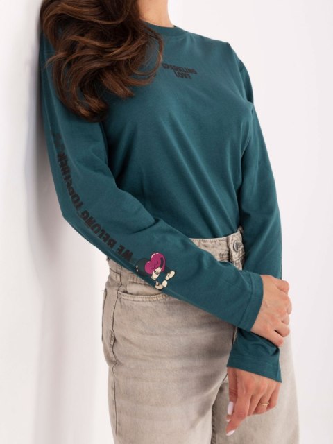 T-shirt-D12022M02688B-morski