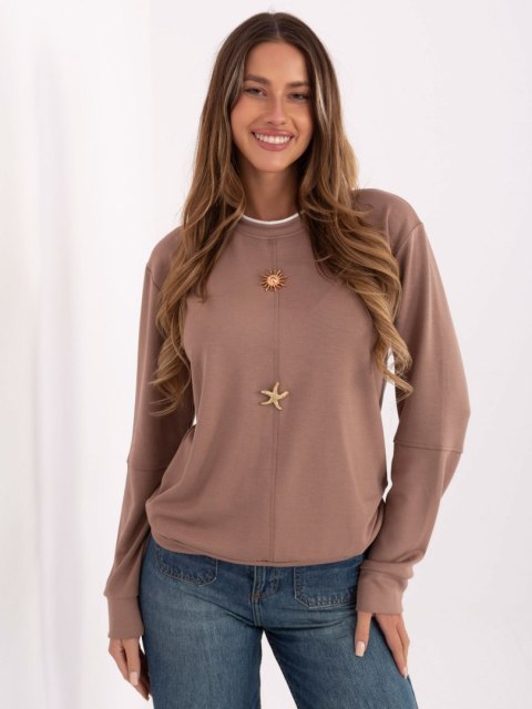 Bluza-RV-BL-A929.00-ciemny bezowy