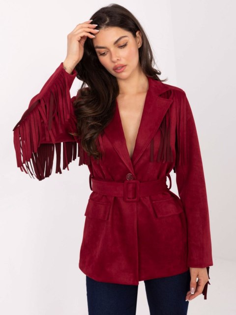 Płaszcz-IT-PL-5792.33-bordowy