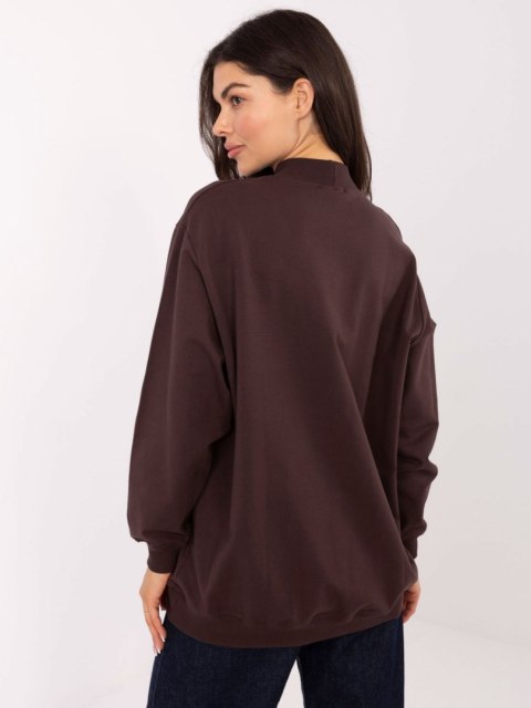 Bluza-RV-BL-5185.70P-ciemny brązowy